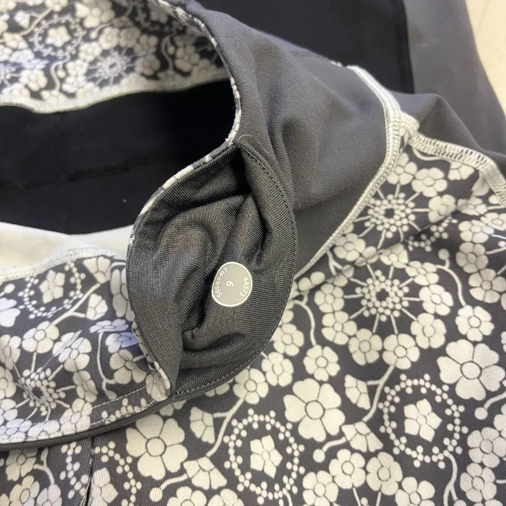 Lululemon Compass Pants Women's 6 Gray Black Athletic Legging Yoga - Image 6