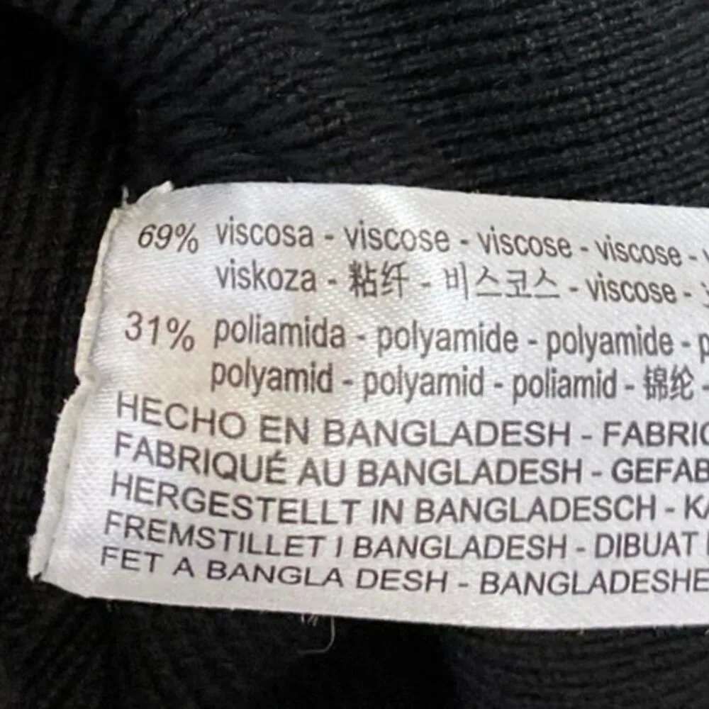 Zara Women's Black Sleeveless Crew Neck Cami Camisole Tank Crop Top Size S - Image 4