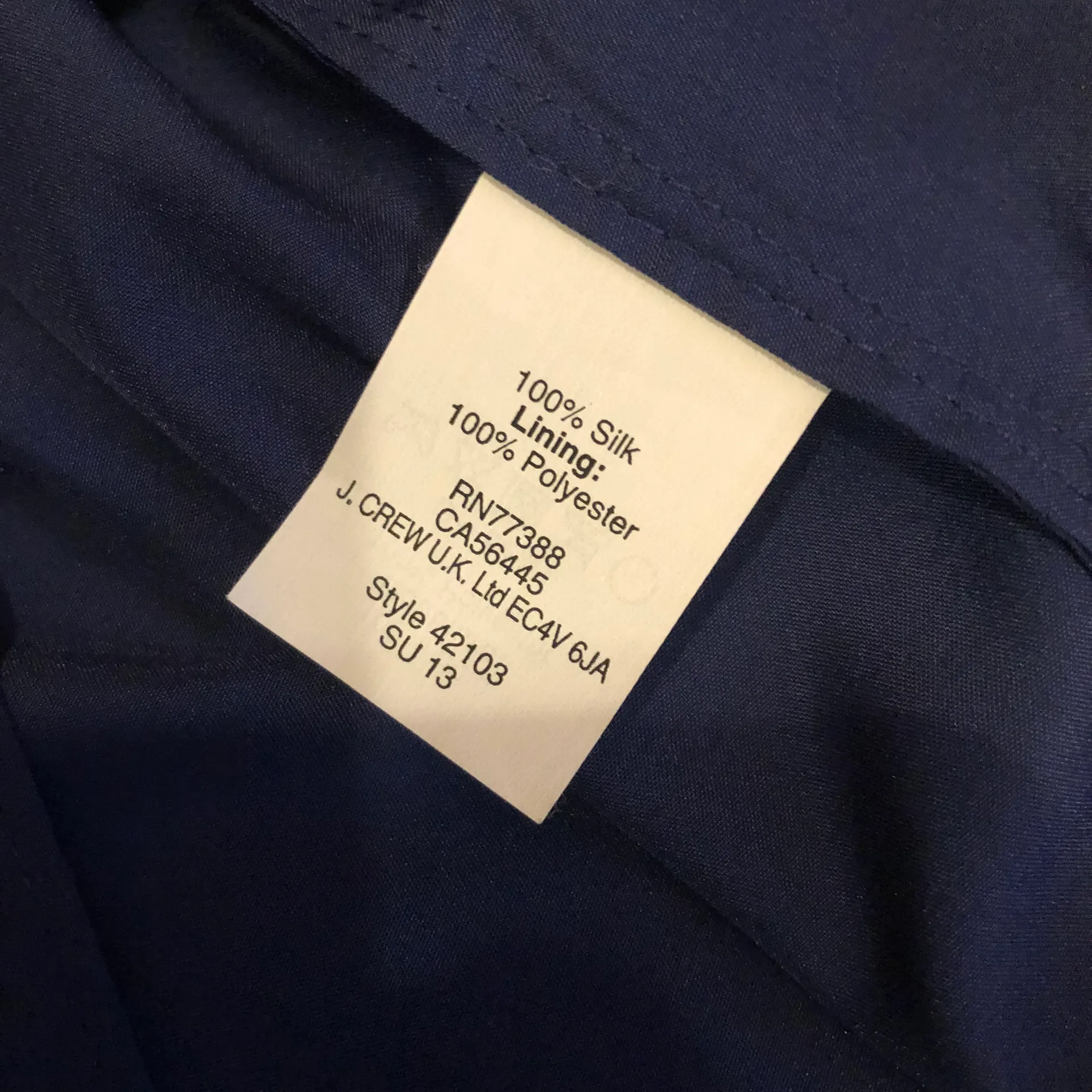 J.Crew NWT  blue dress size P6 - Image 8