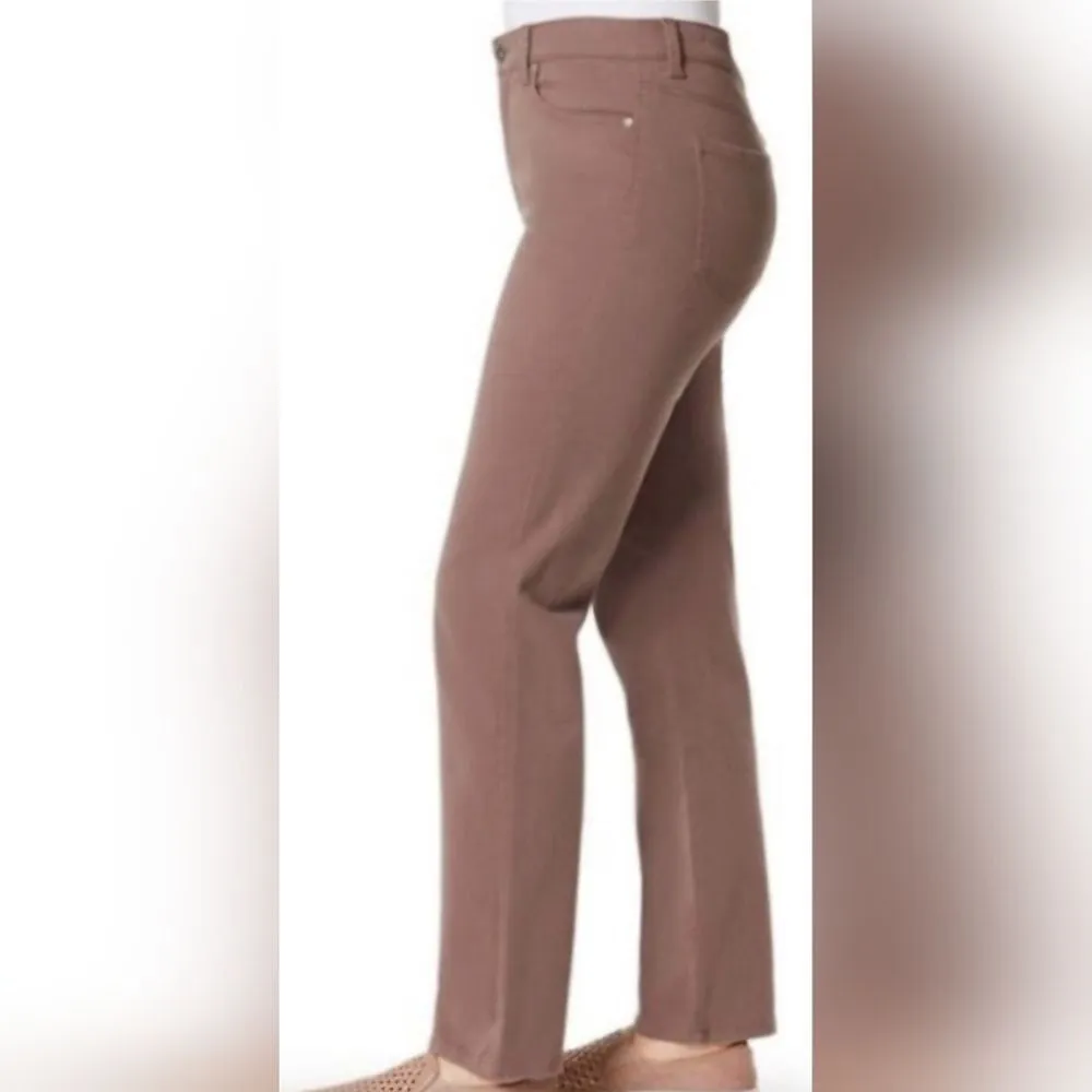 Gloria Vanderbilt NWT  Amanda Smokey Mocha Brown Jeans (24W Long) - Image 3