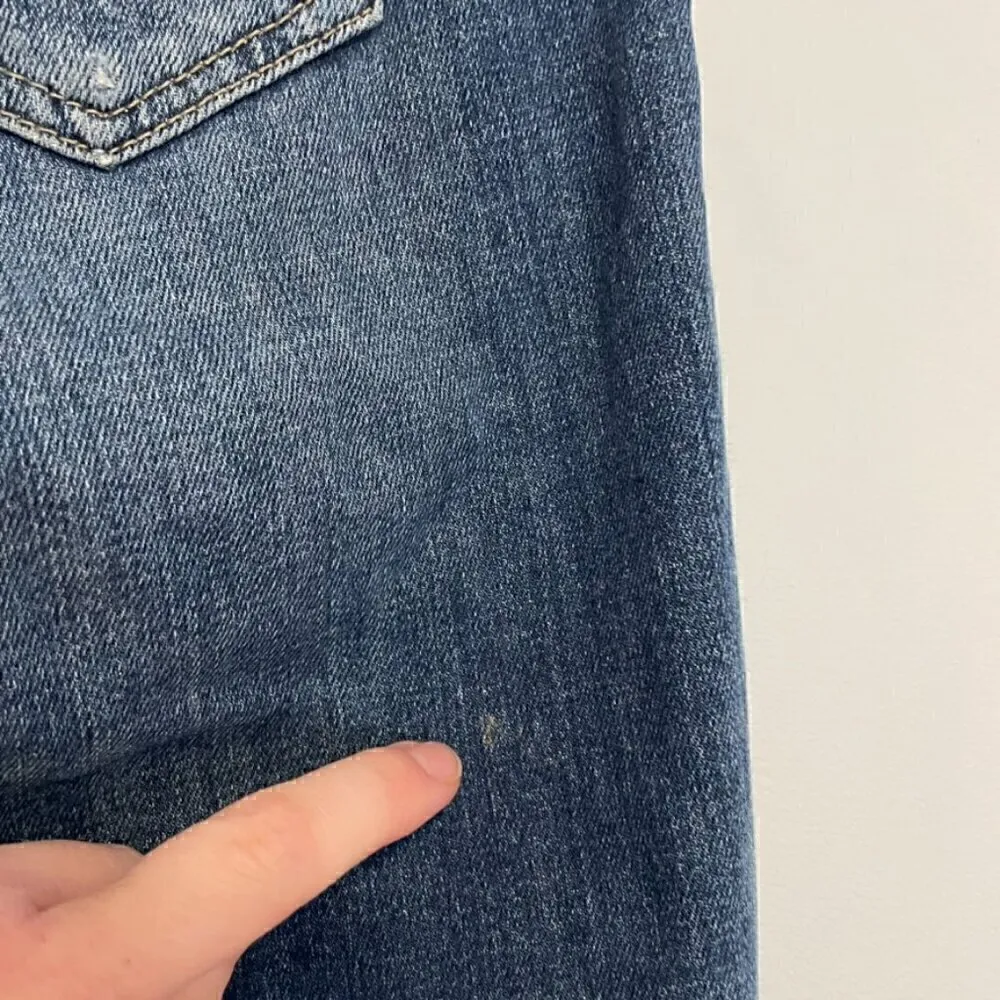 JOE'S JEANS JOES JEANS Keagan Skinny Ankle Distressed Jeans Dark Wash Ripped 25 - Image 12