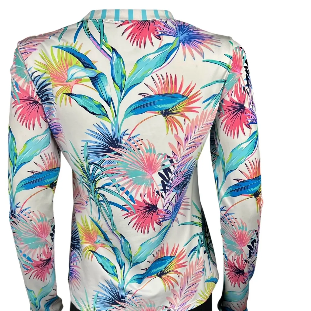 Tommy Bahama Swim Tropical Half Zip Rash Guard - Image 7