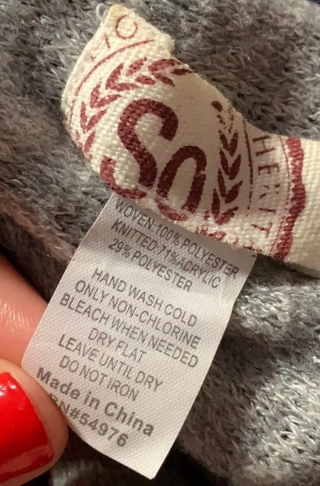 plaid grey and purple infinity scarf - Image 3