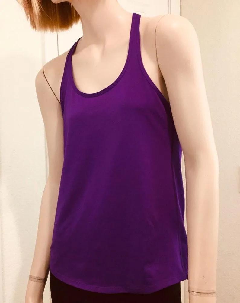 Plum Flowy Racerback Tank - Image 4