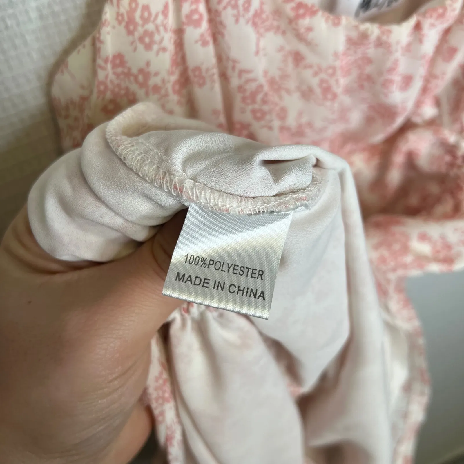 Princess Polly Ivy Hollow Pink Floral Ruched Mini Dress Spaghetti Straps Size 6 - Image 8