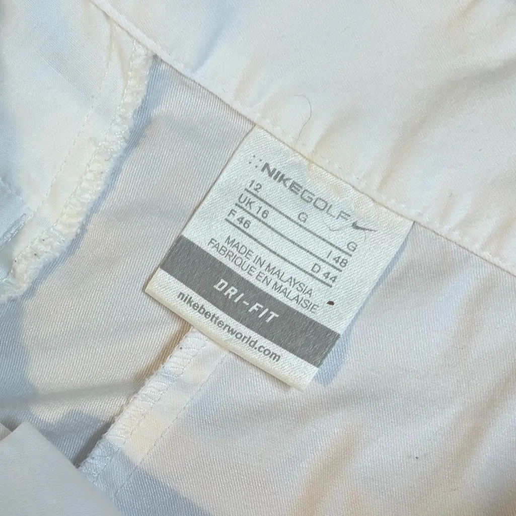 Women's White Golf Pants Nike - Image 2