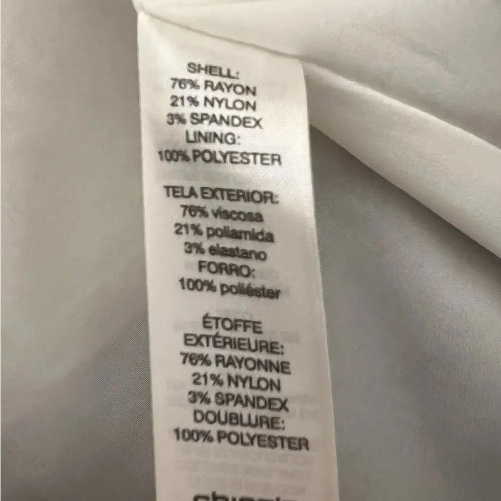 Chicos Women's Colorblock Statement Jacket Trench coat Size S 4 - Image 8