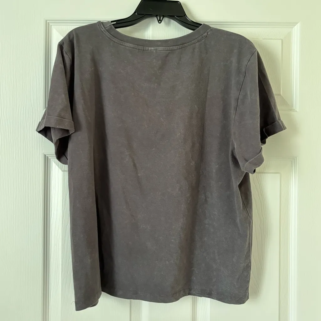 Nashville Graphic Crop Top Gray Size XL - Image 2