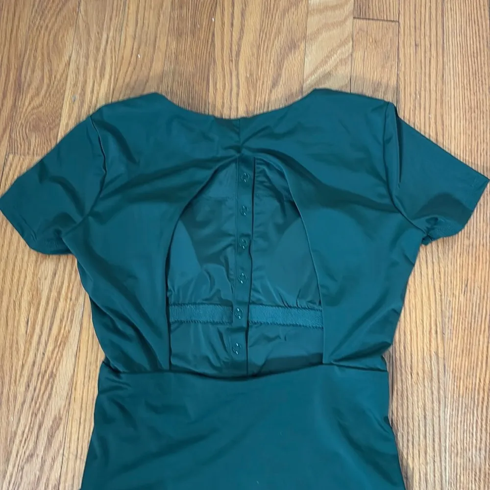 Andie Swim Plus‎ Augusta One-Piece Swimsuit Vine Green Small NWT - Image 5