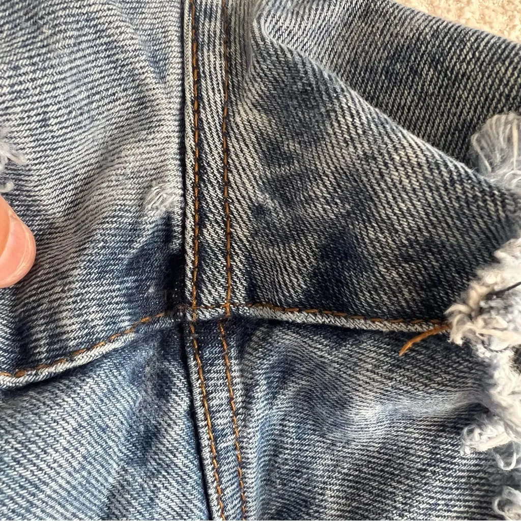 Abercrombie & Fitch‎ Women’s Annie High Rise Short Jean Shorts Size 28/6 - Image 10