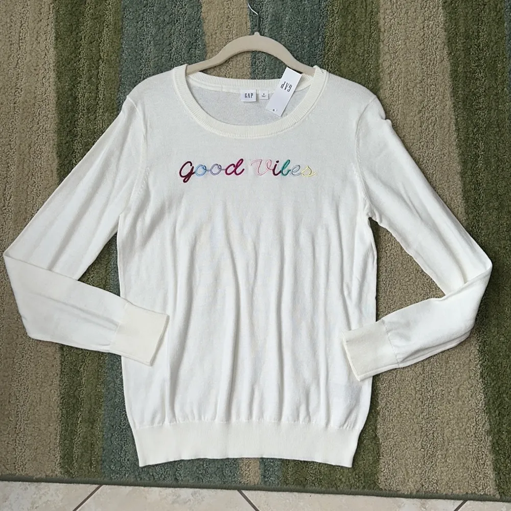GOOD VIBES crewneck sweater - Image 2