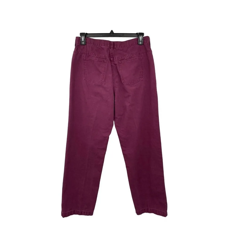 Cabelas Casual Pants Womens 14 Reg Used Purple - Image 2