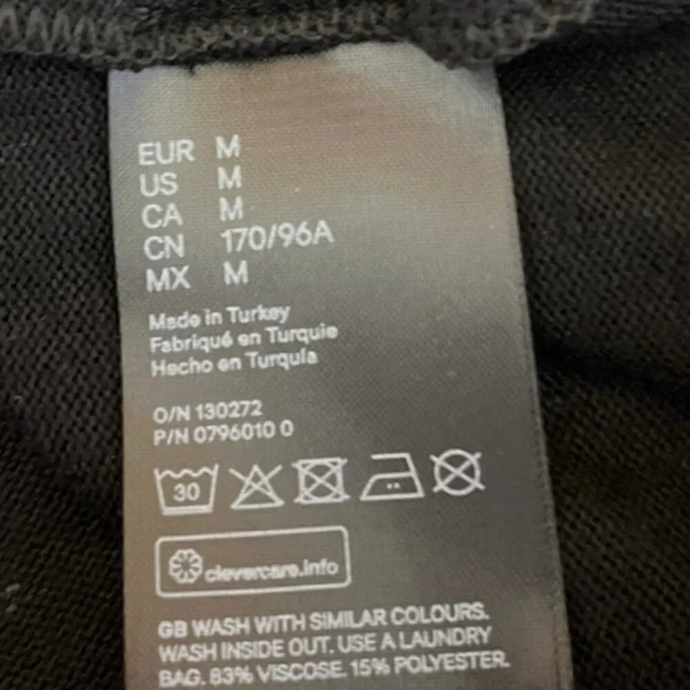 Divided by H&M Black Rhinestone Embellished Long Sleeve Sweater Top Size M - Image 5