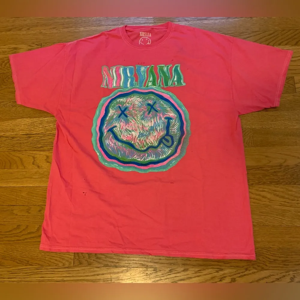 NWOT oversized distressed short sleeve graphic T shirt dress size S/M - Image 6