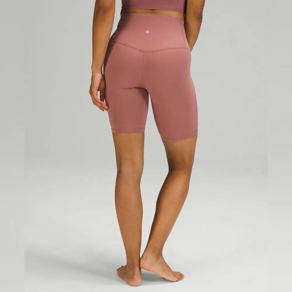 Lululemon Align Unlimit High-Rise Short 8" Mesh sides pink size 4 - Image 2
