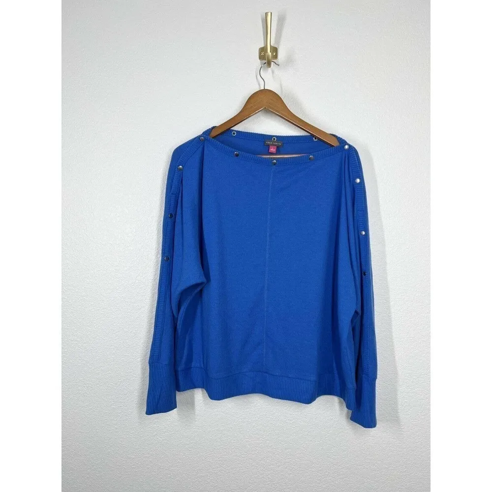 Vince Camuto Snap Button Dolman Sleeve Top - Image 2