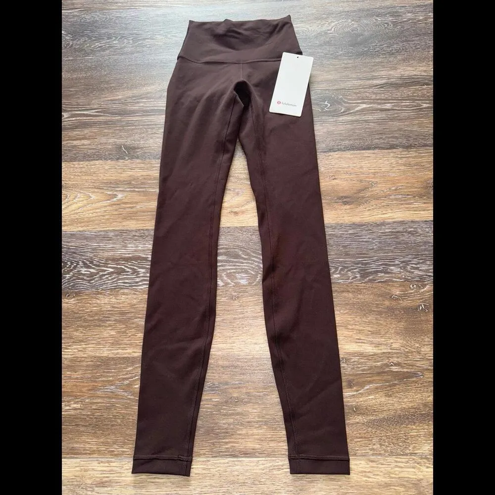 Lululemon Wunder Train High Rise 28” Espresso Size 0 NWT - Image 2
