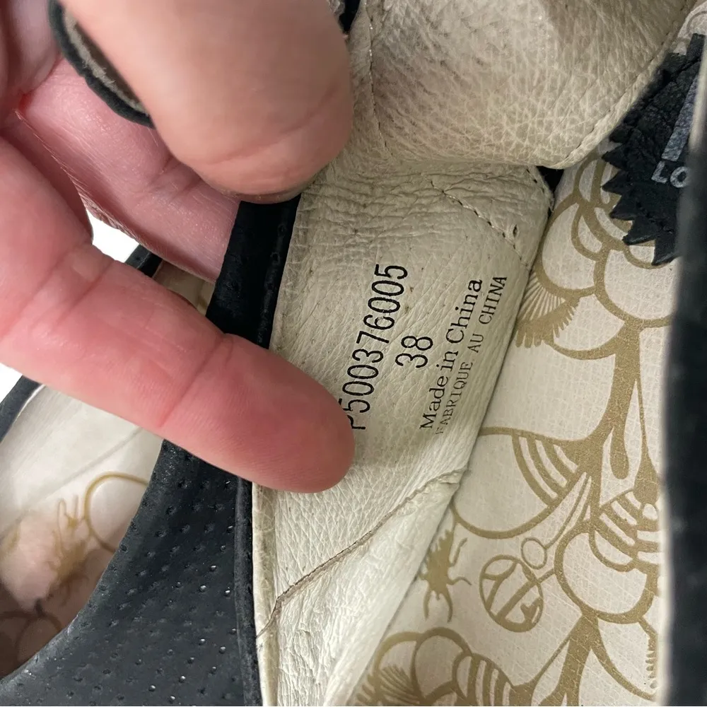 FLY London Women's Yala Perforated Wedge Sandal Sz 38 609 - Image 8