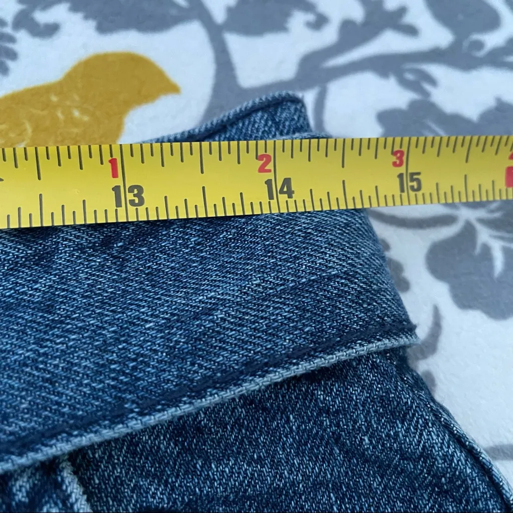 We the Free Belted Denim Mini Skirt EUC Size 27 - Image 3