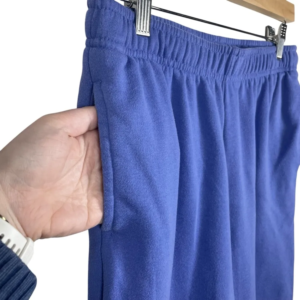 PacSun Women’s Lazy Fleece Sweatpants in Blue/Purple Size S - Image 6