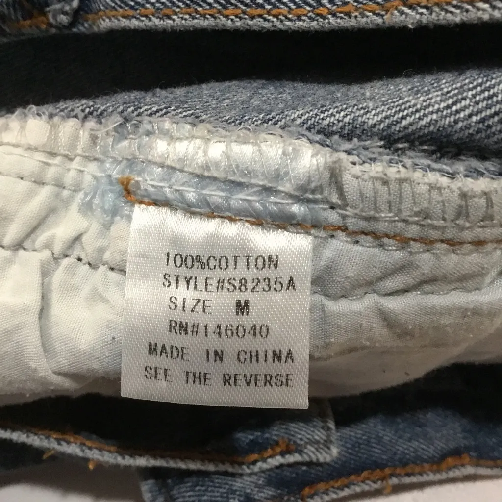 Signature 8  Button Fly Jean Shorts - Image 8