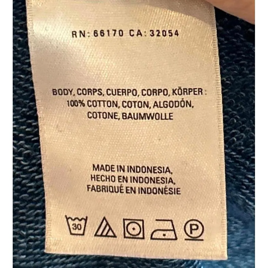 Anthropologie Saturday Sunday Denim Dress XXS Blue Flutter Sleeve Boho - Image 5