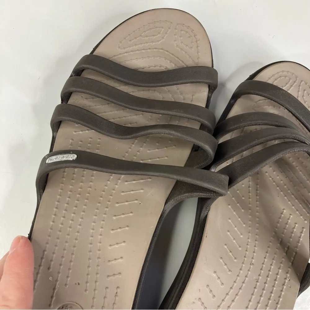 Crocs Strappy Slide‎ Sandals Size 11 - Image 7