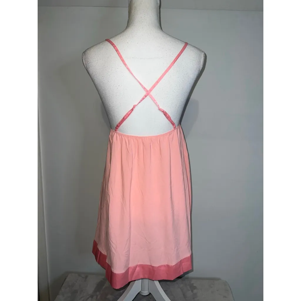 Women's Victoria's Secret Pink Chemise Slip L Gown Babydoll - Image 3
