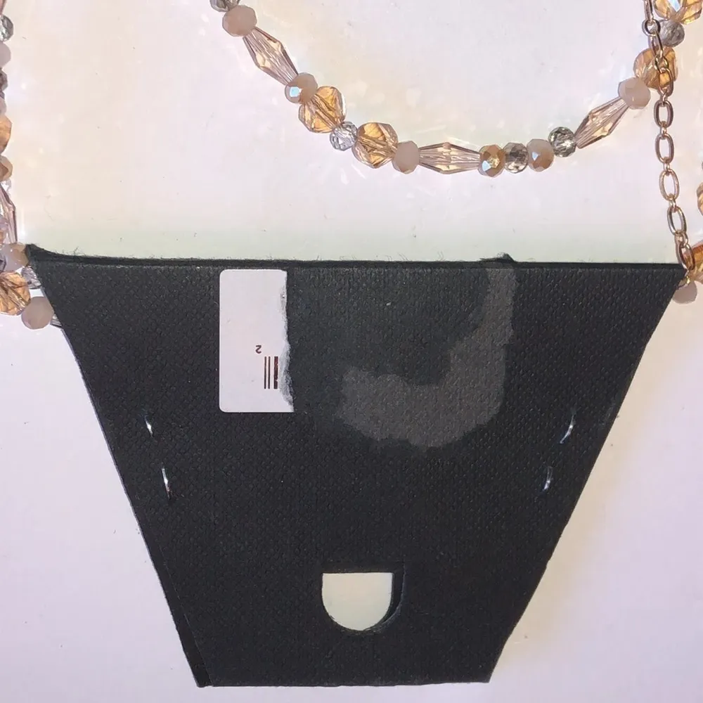 Ava & Aiden Gold Tone 60” Beaded Boho Necklace - Image 7