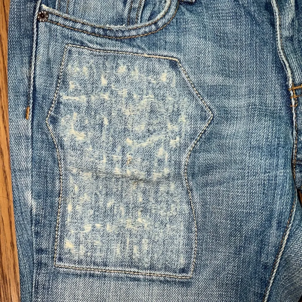 Funky Carmar Patchwork Jeans! Size 25 - Image 3