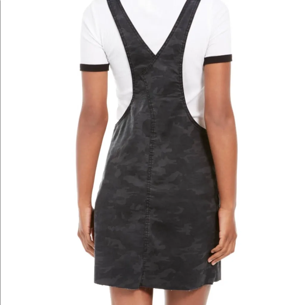 Vanilla Star Camo Dress Skirt Skirtall Raw-Hem Jean Camouflage Mini Skirt NWT - Image 6