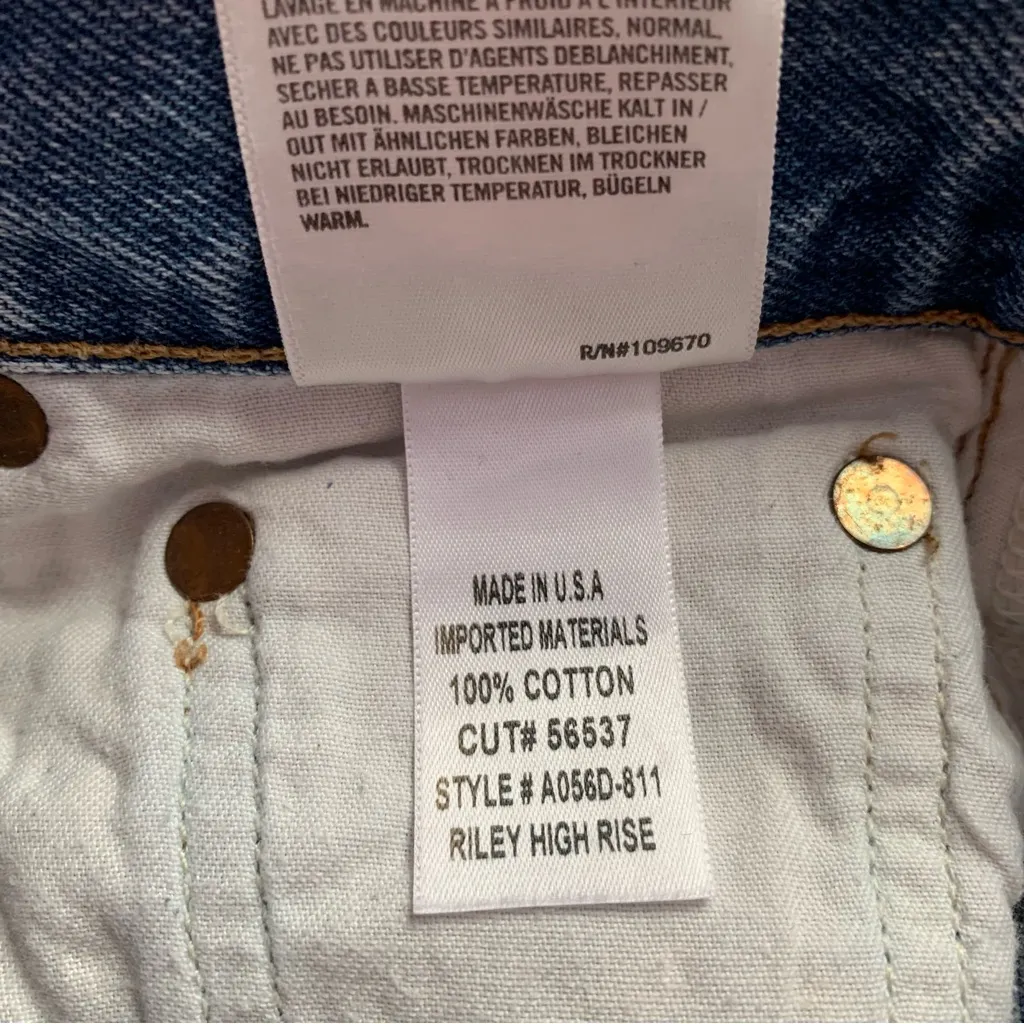 AGOLDE  Riley High Rise Straight Crop Jeans - Image 8