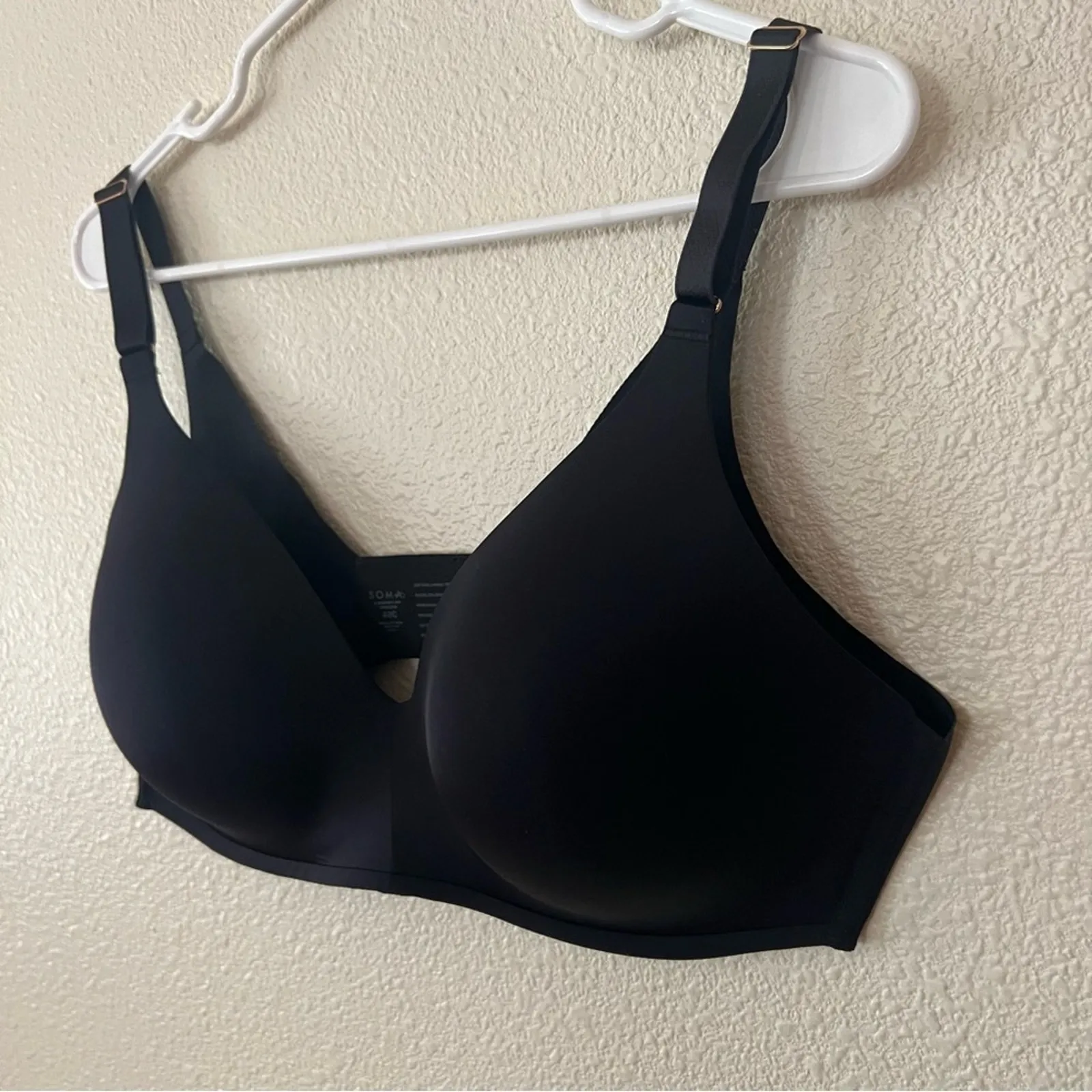 SOMA black vanishing 360 wireless soft bra 40C - Image 2