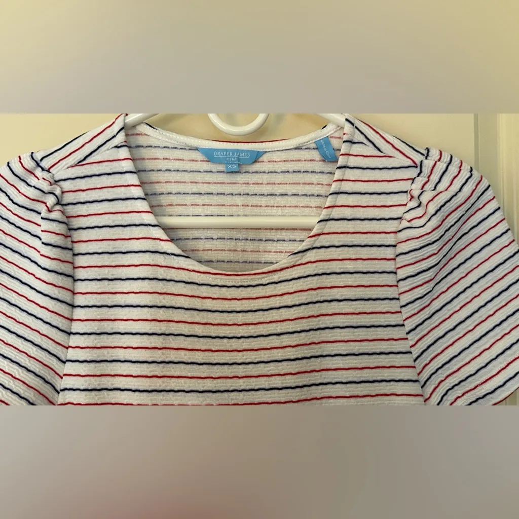 Draper James RSVP Striped Scoopneck Dress with Pockets Women’s Sz XS NWT NEW - Image 3