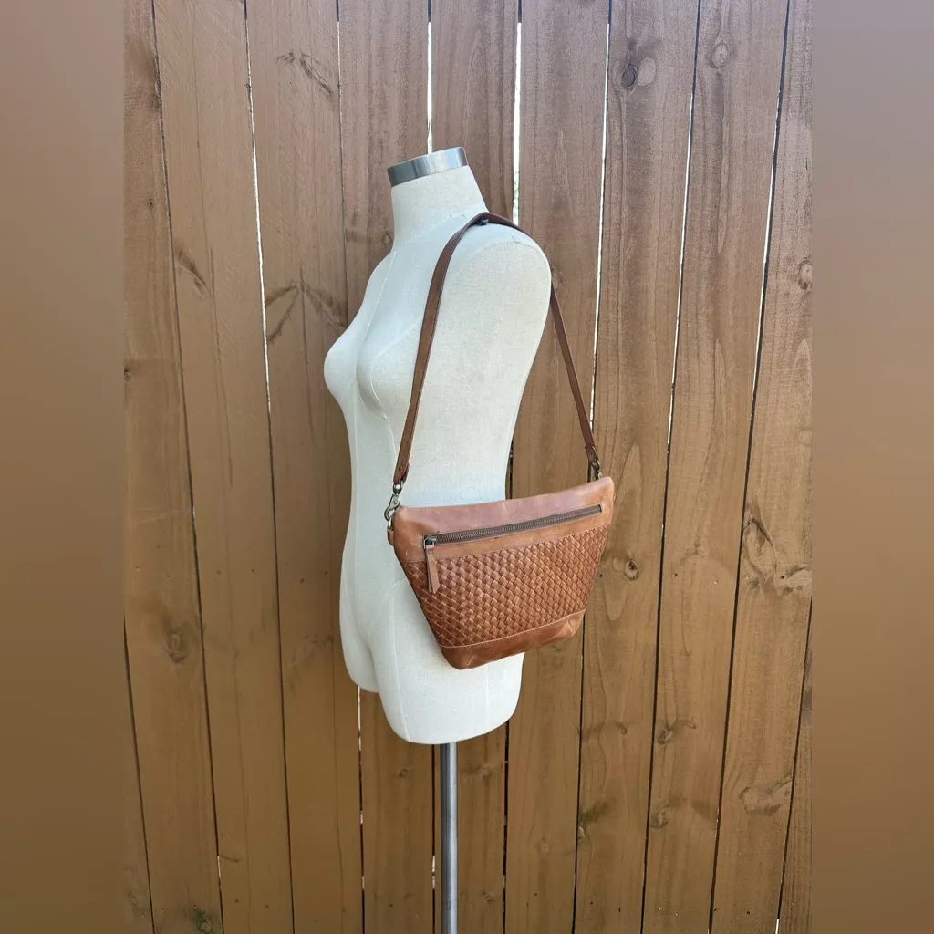 High Noon Libby Crossbody Handbag Brown - Image 4