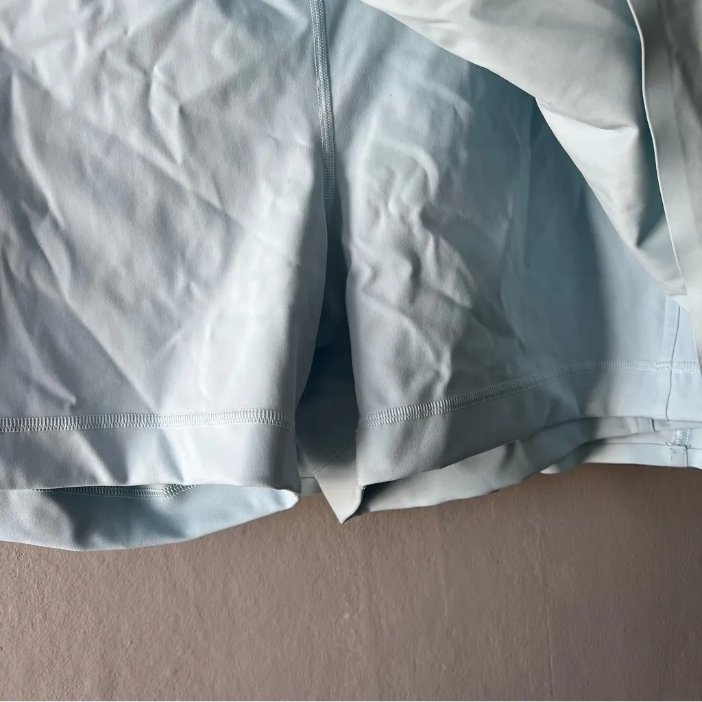 Lululemon Powder Blue Super-High-Rise Side-Slit Tennis Skirt Size 14 - Image 4