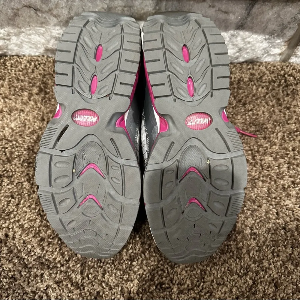 Skechers shape ups walking shoes size 7 white pink gray - Image 5