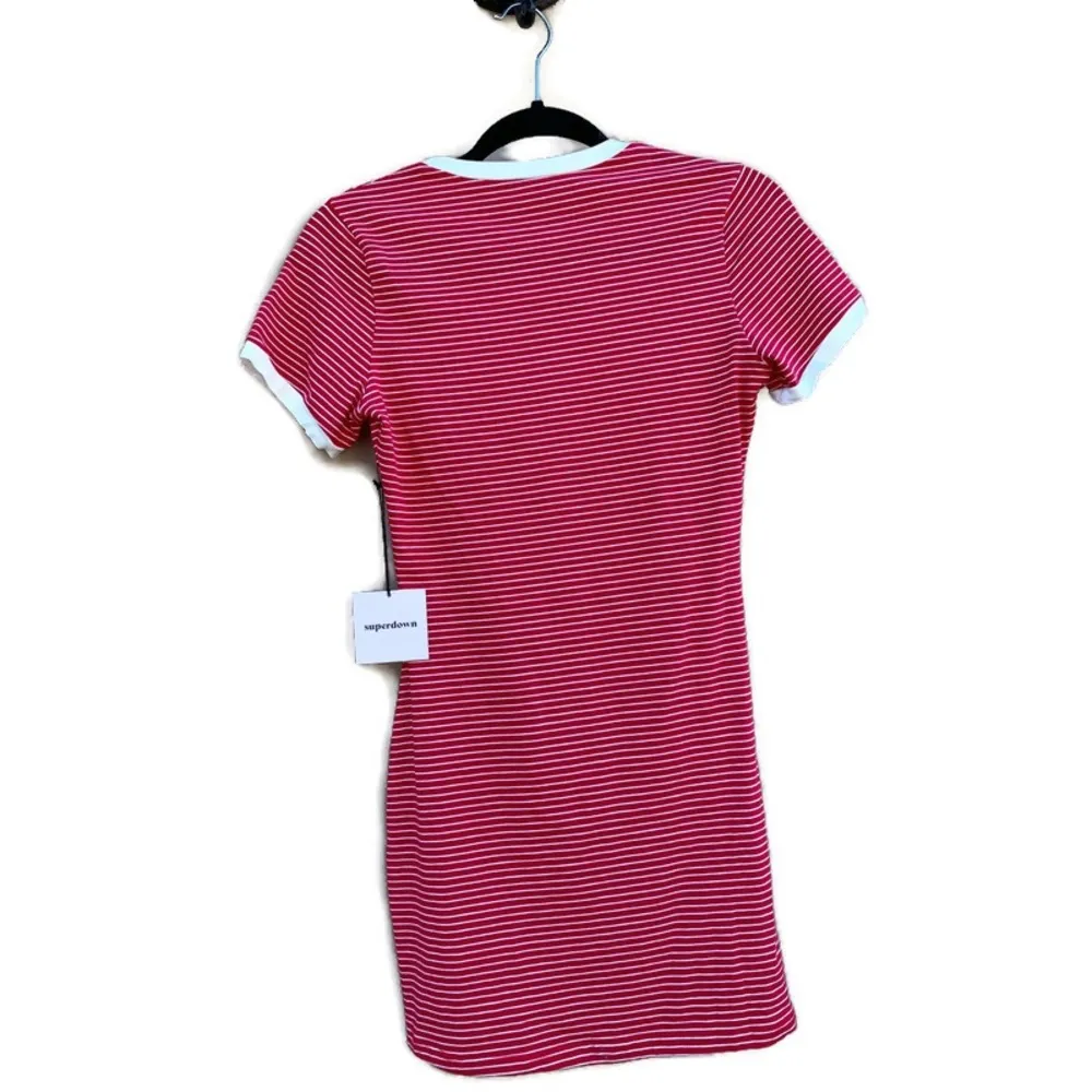 superdown  Revolve Kandy Red Stripe Bodycon Mini Dress NWT Small - Image 2