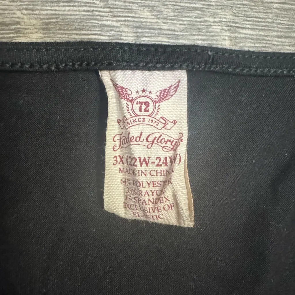 Faded Glory  Black Mini Dress - Image 6