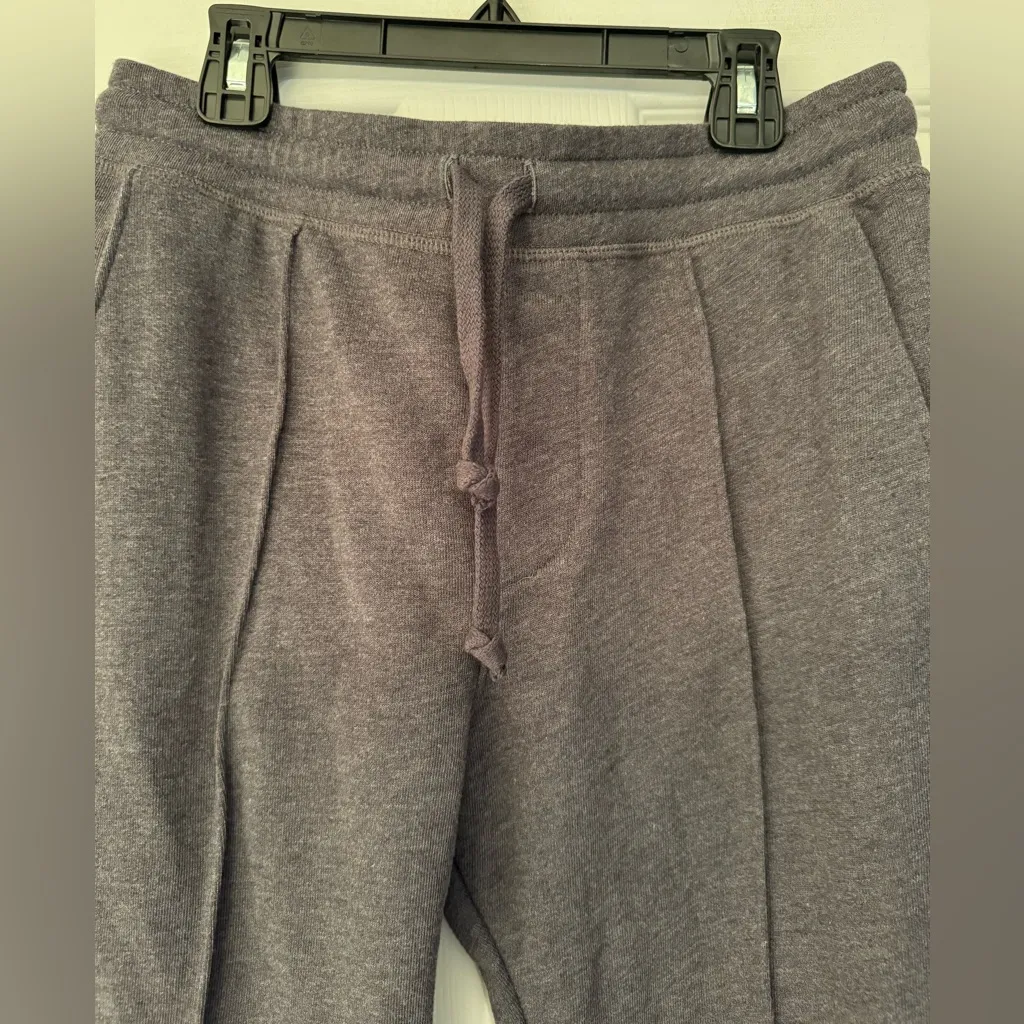 Spiritual Gangster Cropped Striped Leggings Women’s Grey Size Small - Image 7