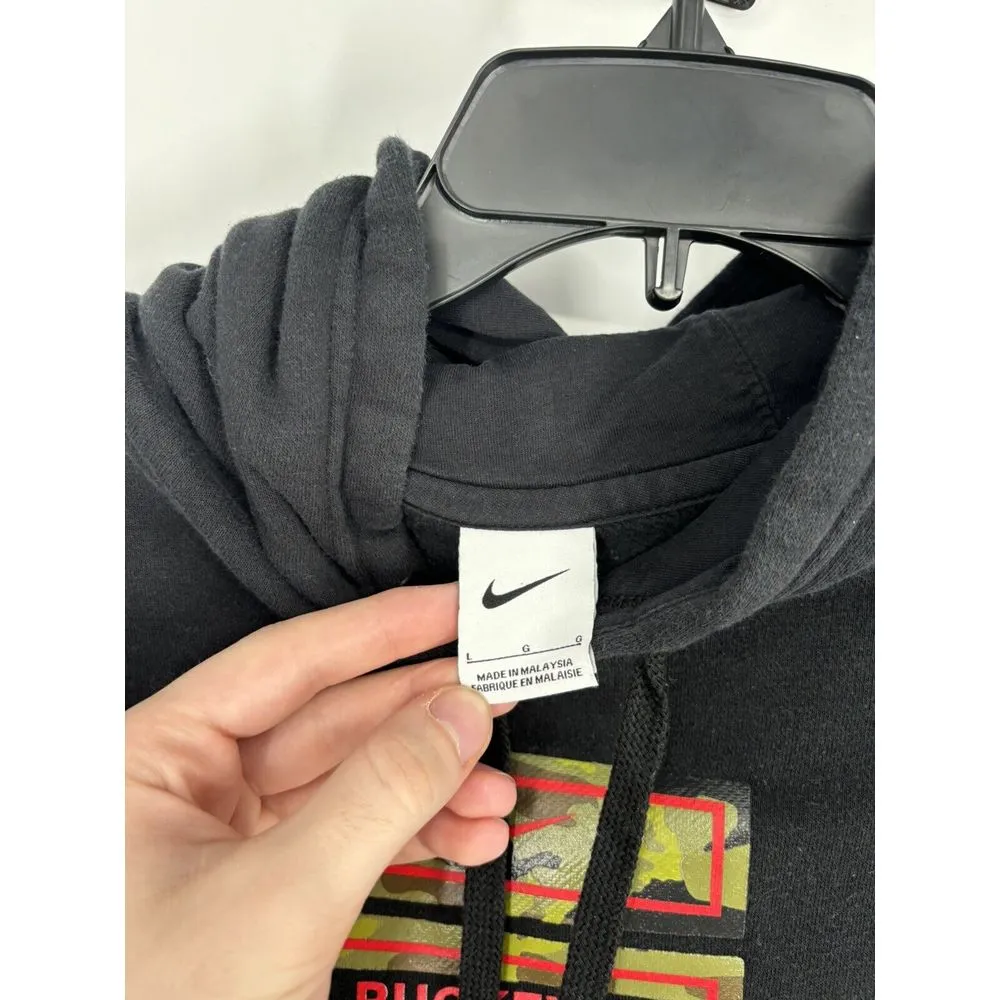 Ohio State Buckeyes Nike Camo Camouflage Hoodie Sweatshirt‎ USA Womens Large - Image 3