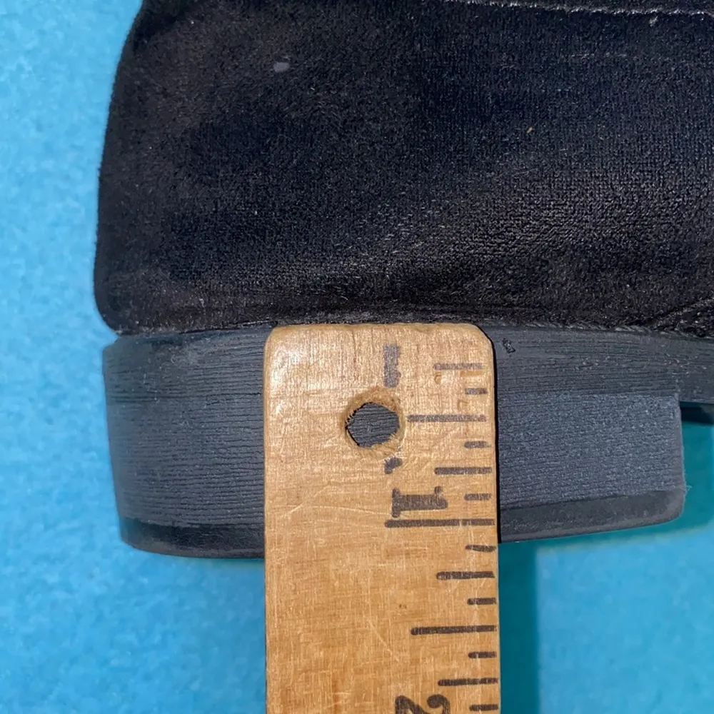 ZIGI SOHO Karsten over the knee faux suede slip on tie at top black boots size 8 - Image 11