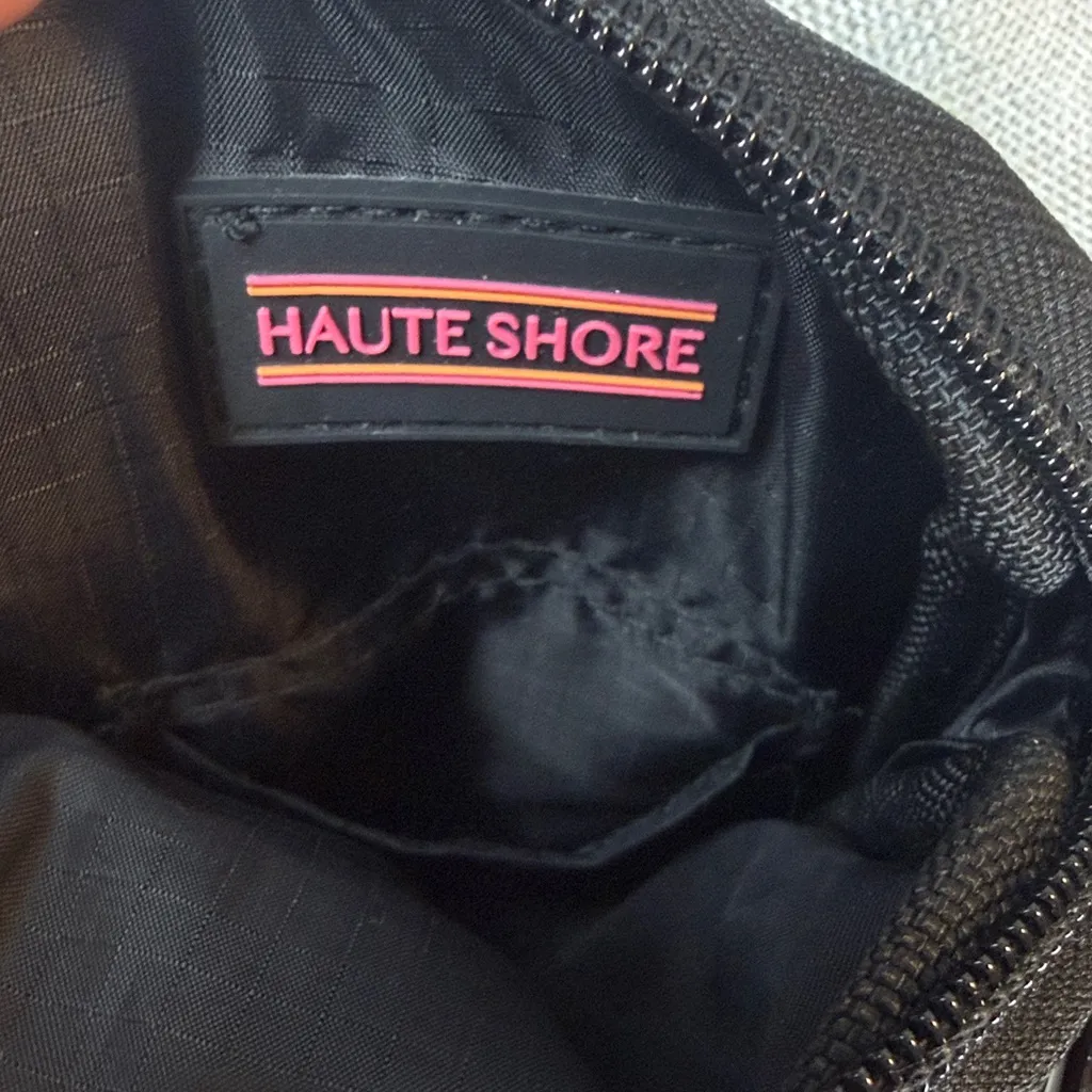 HAUTE SHORE Casey Noir Black Quilted Crossbody Bag with Silver Accents - Image 2