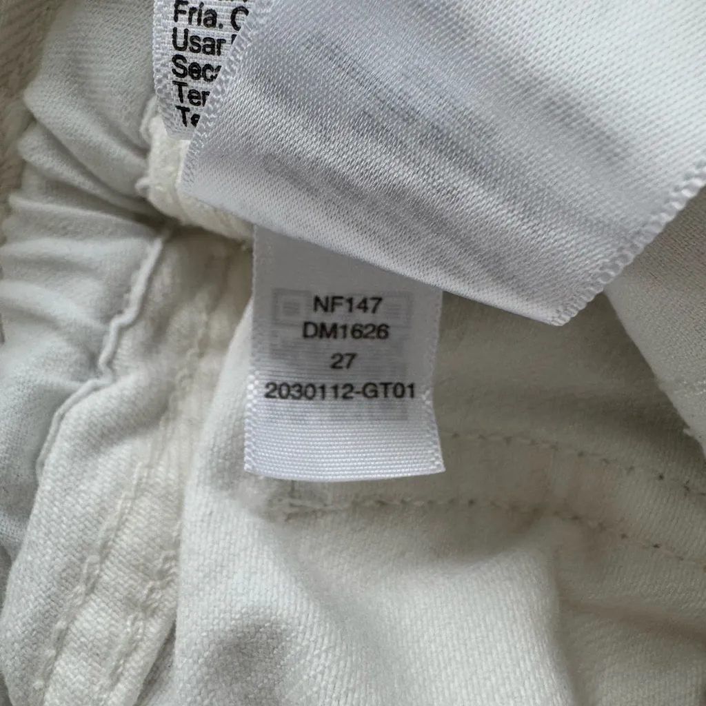 Madewell Convertible Paperbag High Waist Oversized Baggy Dad Jean in Tile White - Image 11