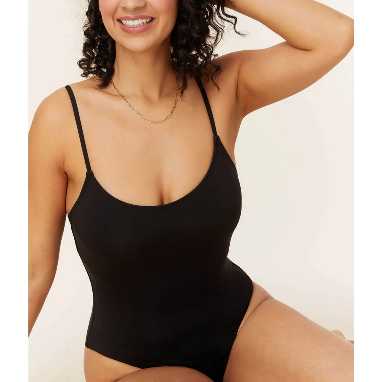 Andie Swim the Amalfi Eco Nylon One Piece in Black L NWT - Image 5