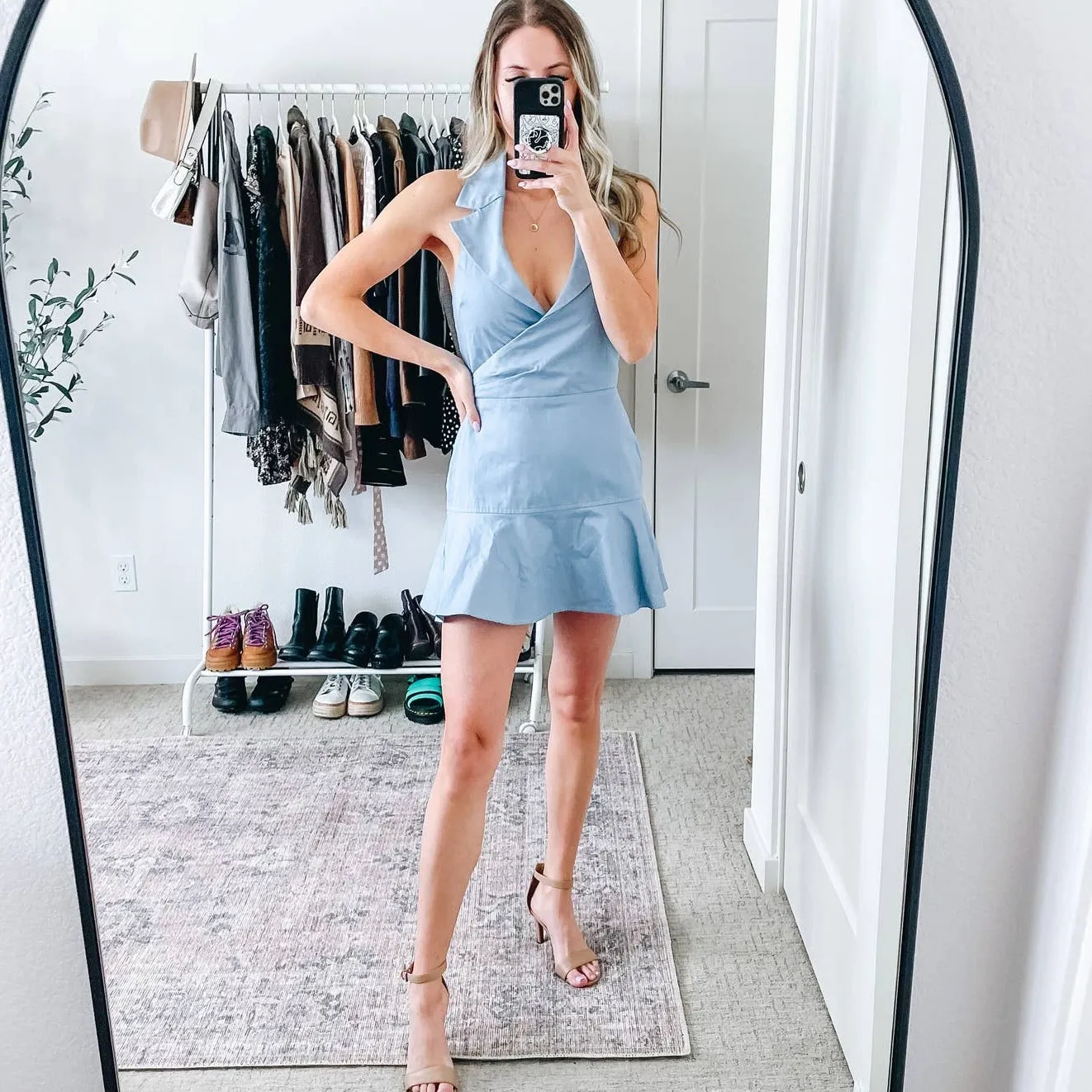 LOVERS + FRIENDS Halter Mini Dress - Image 13