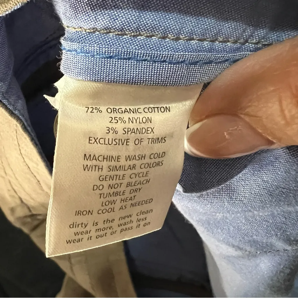 Toad&Co Choco Brown Ella Ankle Chino Organic Cotton Nylon Spandex Blend Pants Size 8 - Image 8