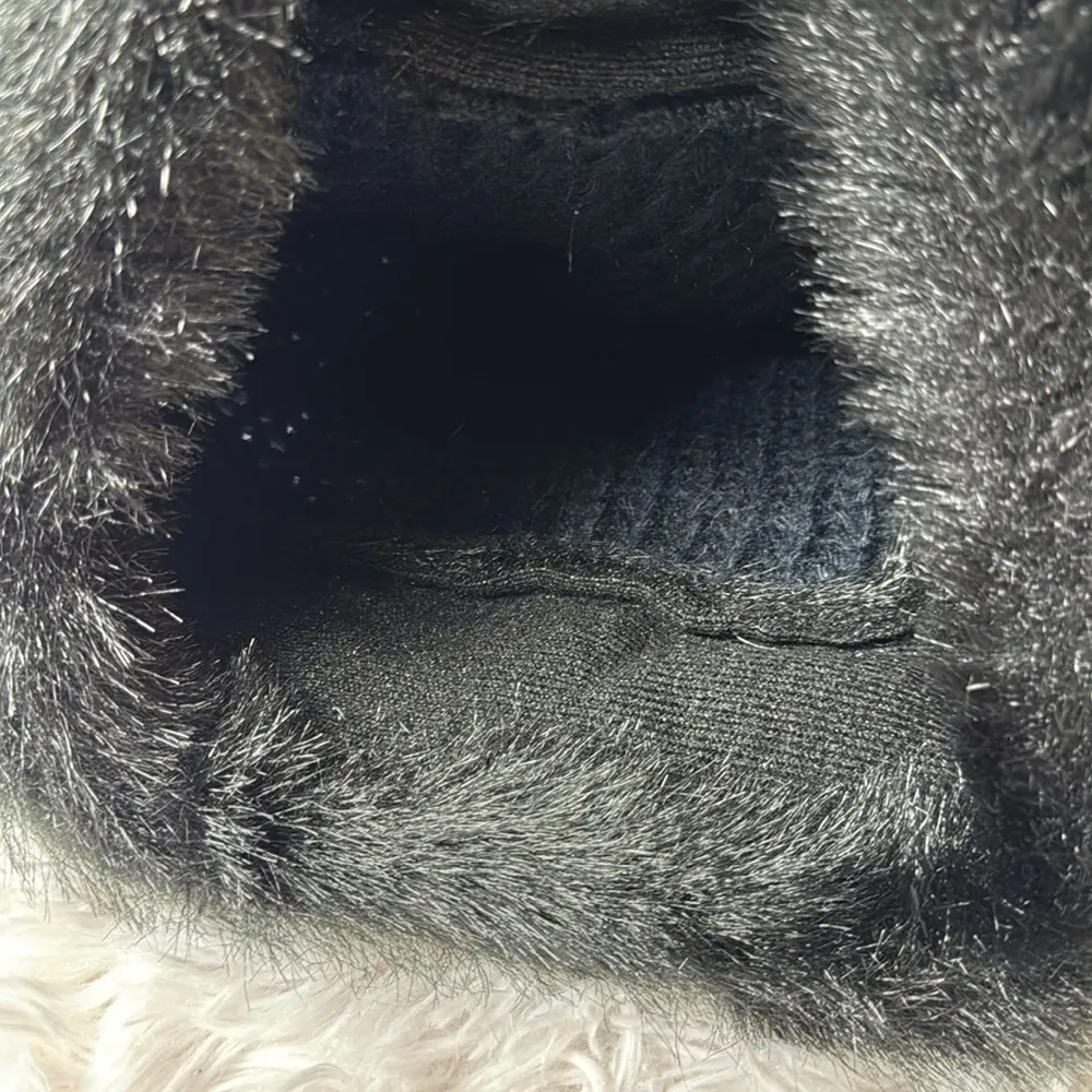 Vintage Aris Cableknit Hat Black - Image 2