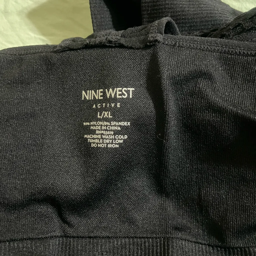 Nine West  Black Racerback Top - Image 3