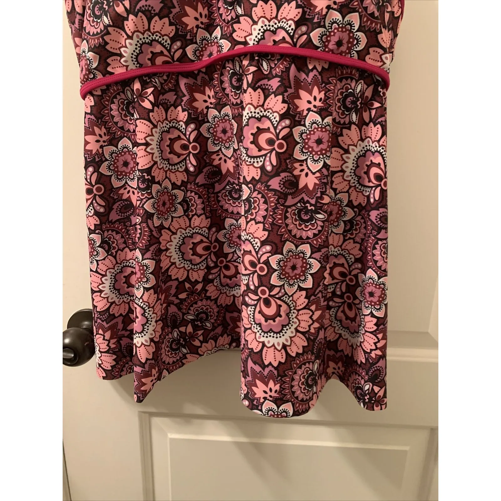 Women's Floral Print Tankini Swim Top Swimwear Tank Size XL Multi - Image 4